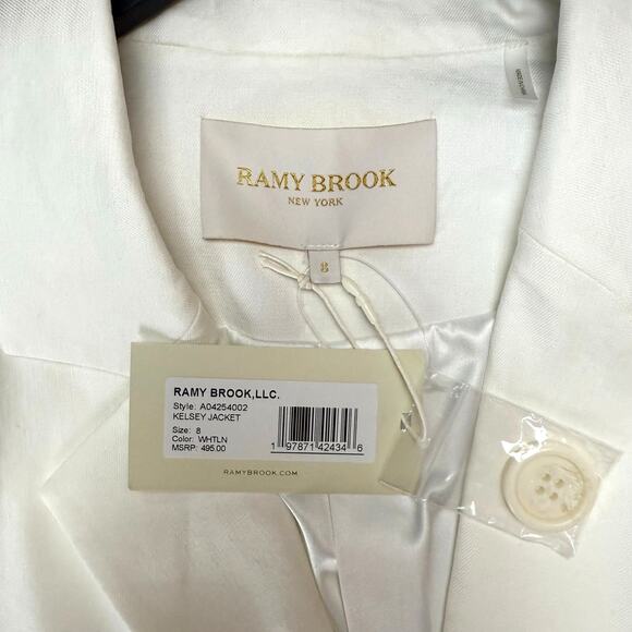 RAMY BROOK Kelsey Crochet-Sleeve Jacket Blazer - Picture 13 of 13